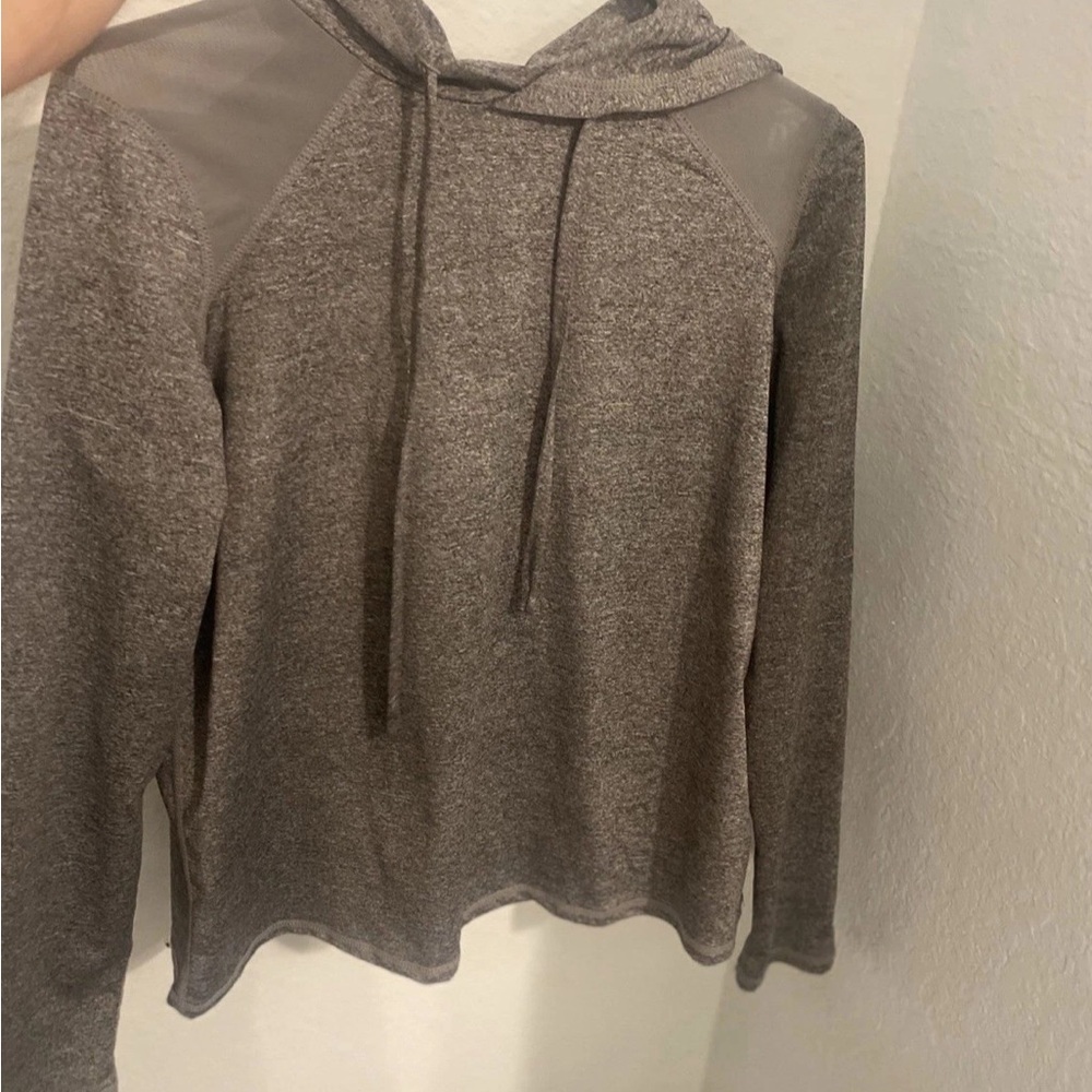 Women's Gray Hooded Sweater